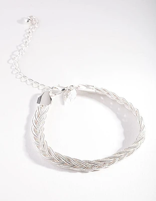 Silver Chain Rope Bracelet