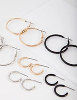 Mixed Metal Small & Large Hoop Pack