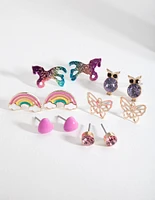 Kids Fairytale Stud Earring 6-Pack