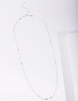 Silver Plated Long Necklace