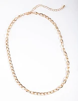 Gold Medium Link Necklace