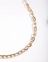 Gold Medium Link Necklace