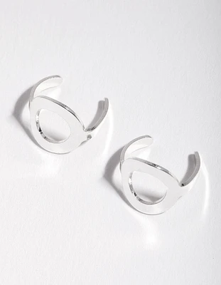 Silver Solid Ear Cuff Pack