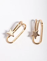 Gold Star Cuff Earring Pack