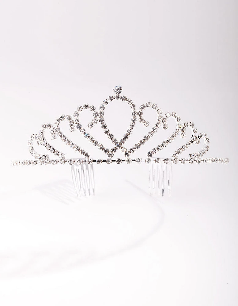 Silver Princess Tiara Crown