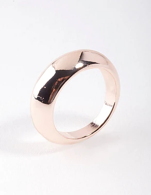 Rose Gold Plated Graduating Ring
