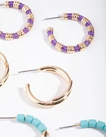 Gold Boho Vibe Pack Earring