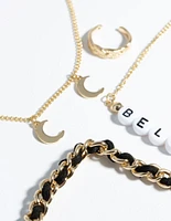 Gold Beloved Toe & Anklet Set