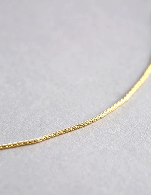 9ct Gold Spiga Chain Necklace