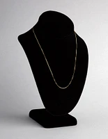 9ct Gold Venetian Box Chain Necklace