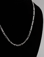 Sterling Silver Figaro Chain Necklace