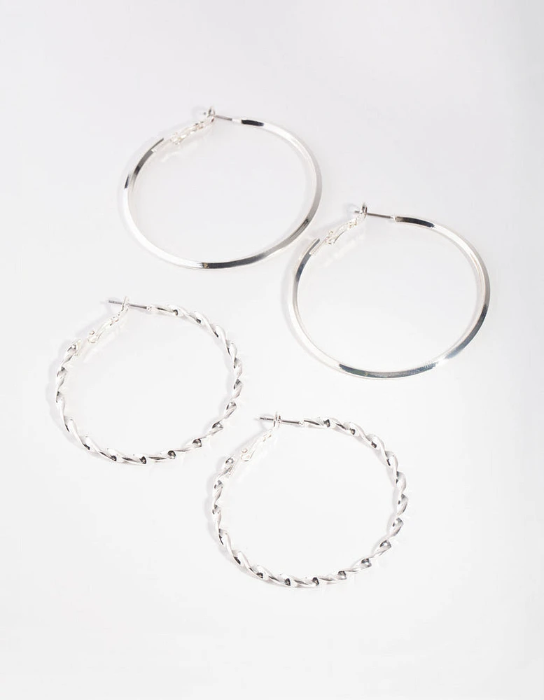 Silver Ultimate Pack Hoop Earring