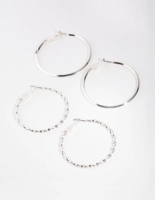 Silver Ultimate Pack Hoop Earring