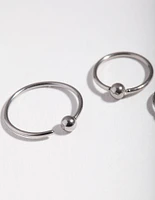 Surgical Steel Ball Nose Ring Pack