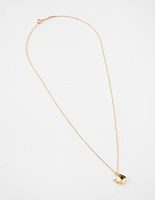 Gold Plated Sterling Silver Freshwater Pearl Cupchain Necklace