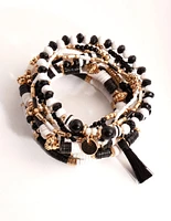 Gold Stretch Multi Bracelet