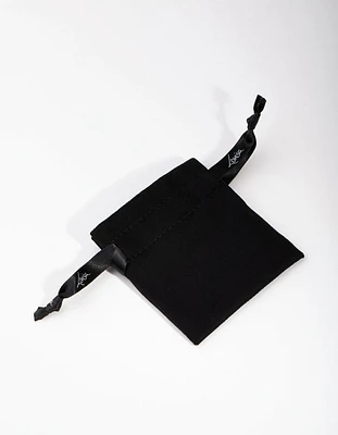 Black Polishing Cloth Bag