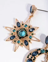 Gold Mini Star & Moon Earrings