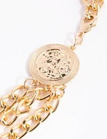 Gold Chain with Coin Belt