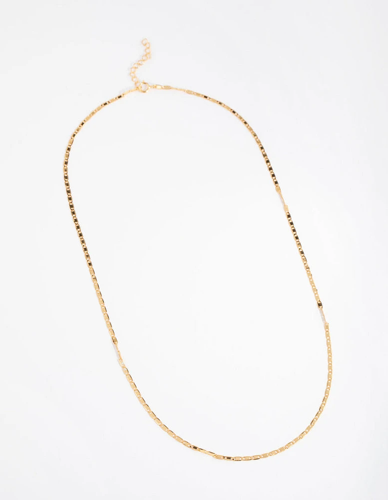 Gold Plated Sterling Silver Mariner Necklace