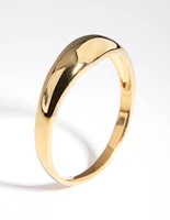 Gold Plated Sterling Silver Bubble Band Ring