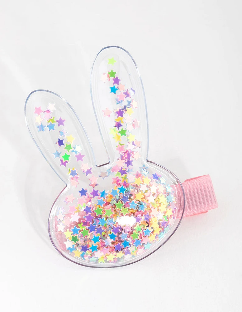 Kids Plastic Shaker Bunny Pack Clip