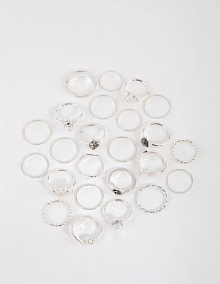 Silver Cupid Ring 24-Pack