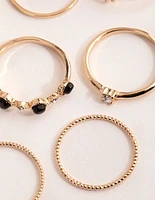 Gold Celestial Star Ring Pack