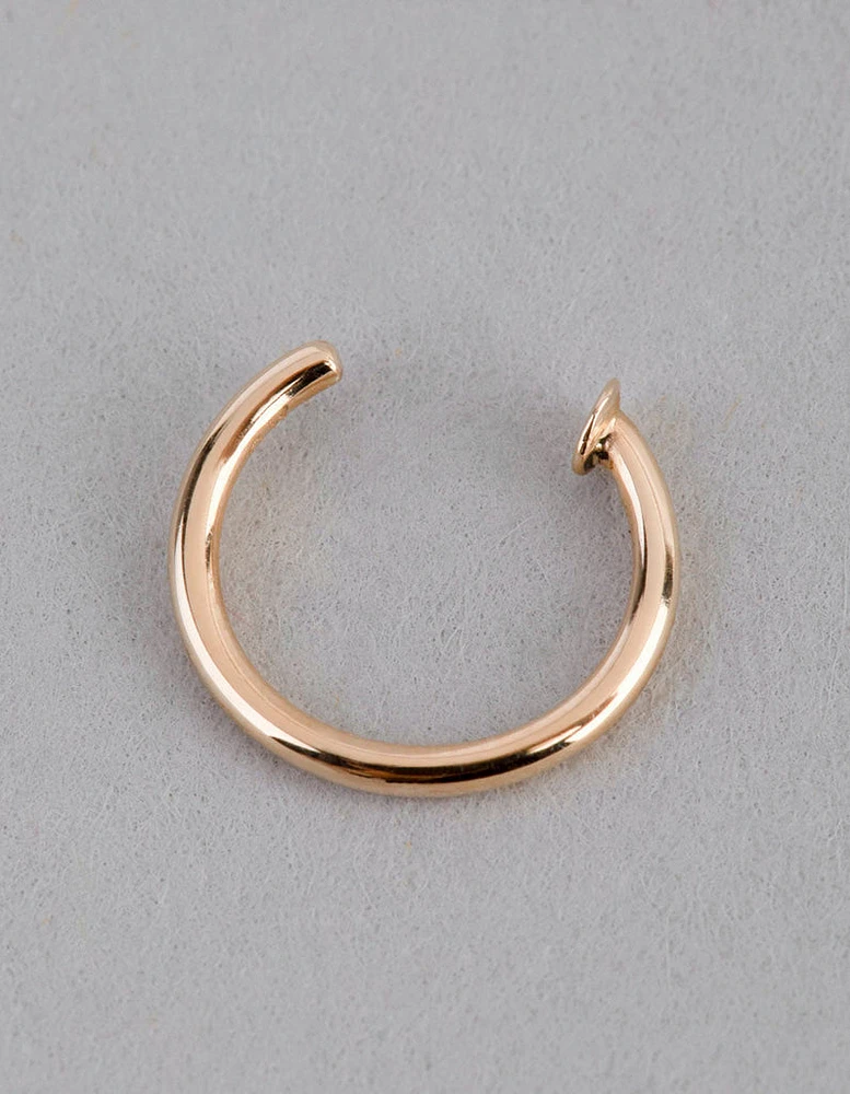 9ct Gold Mini Nail Open Nose Ring