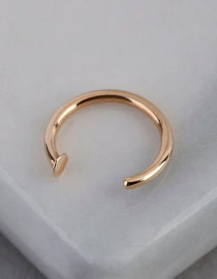 9ct Gold Mini Nail Open Nose Ring