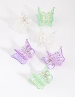 Acrylic Mixed Butterfly Mini Claw Pack