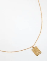 Gold Plated Sterling Silver Tarot Necklace