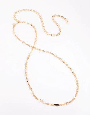 Gold Twisted Waist Chain