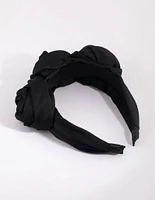 Black Rosette Alice Band