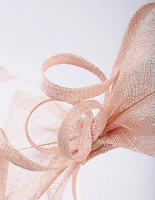 Blush Bow & Swirl Alice Band