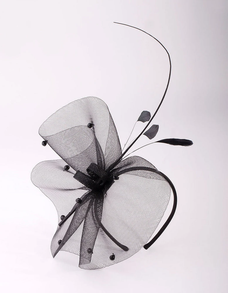 Black Quill Fascinator