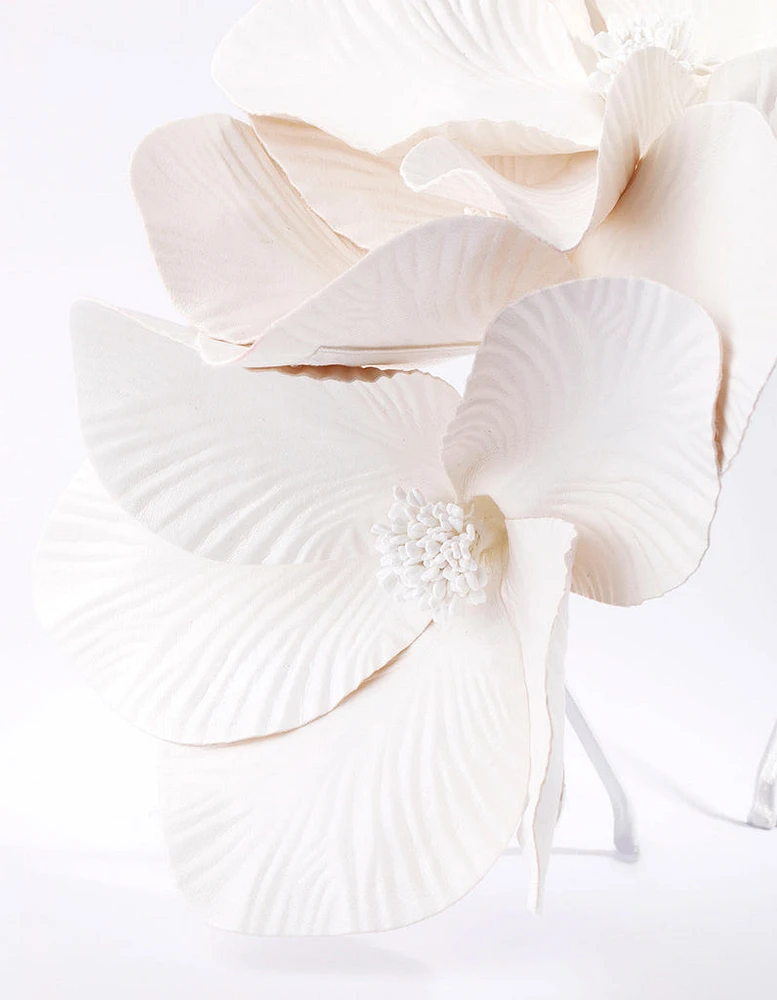 White Petal Headband