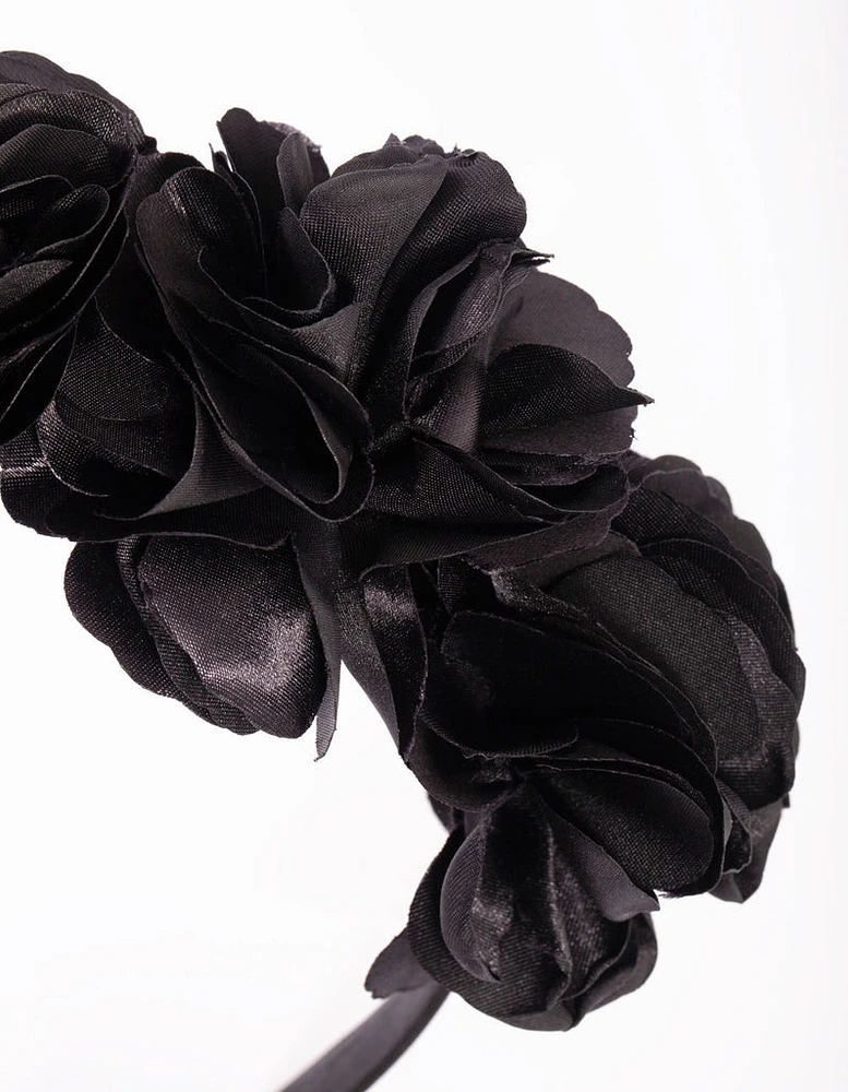 Black Veil Headband