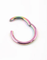 Mixed Surgical Steel Rainbow Clicker