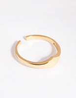 Gold Plated Sterling Silver Signet Ring