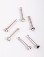 Surgical Steel Frosty Nose Studs