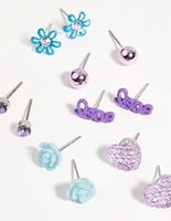 Kids Flower Stud Earring 6-Pack