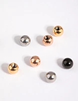 Mixed Surgical Steel Barbell Ball Replacements