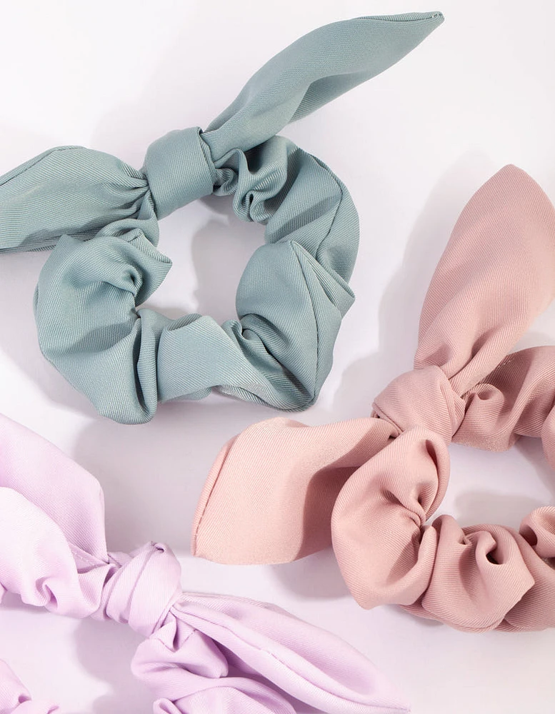 Mixed Bunny Ear Scrunchie Pack