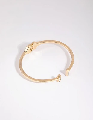 Gold Hinge Bracelet