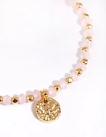 Gold Plated Disc Bracelet