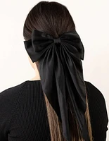 Black Bow Clip