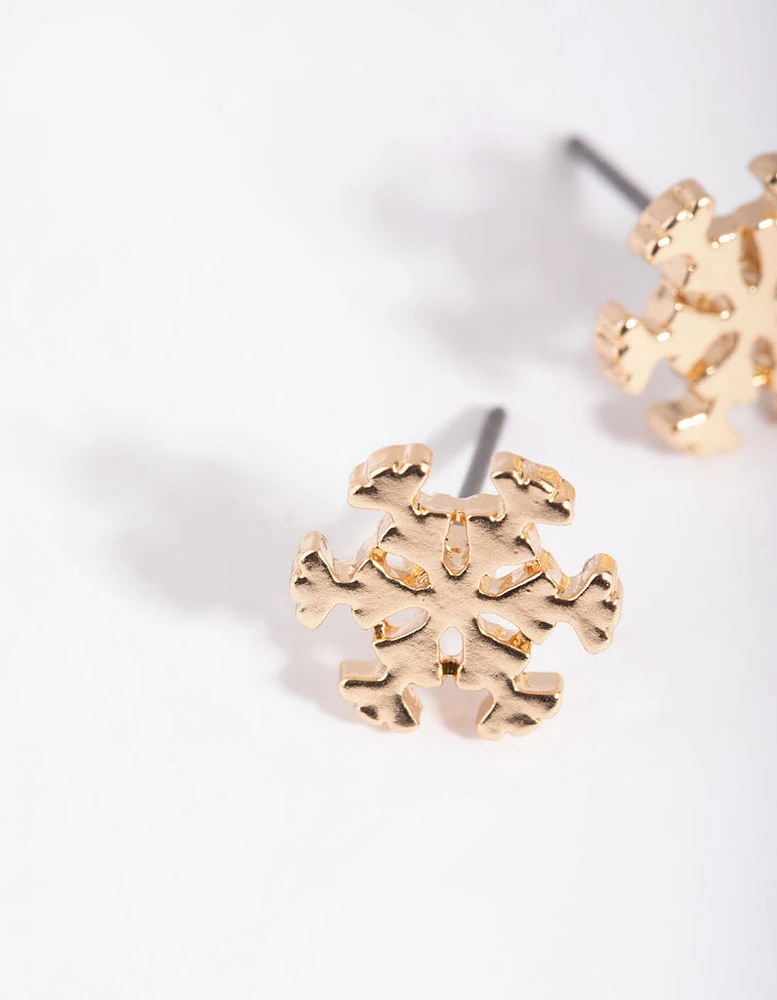 Festive Snowflake Stud Earring Pack