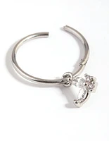 Surgical Steel Butterfly Clicker Ring