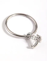 Surgical Steel Butterfly Clicker Ring